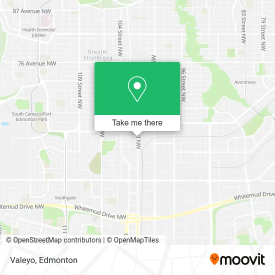 Valeyo map