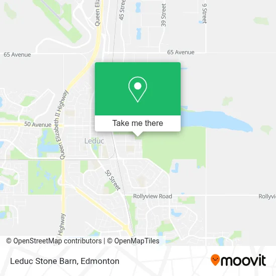 Leduc Stone Barn map