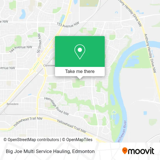 Big Joe Multi Service Hauling map