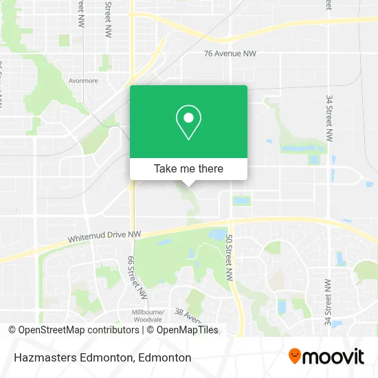 Hazmasters Edmonton map