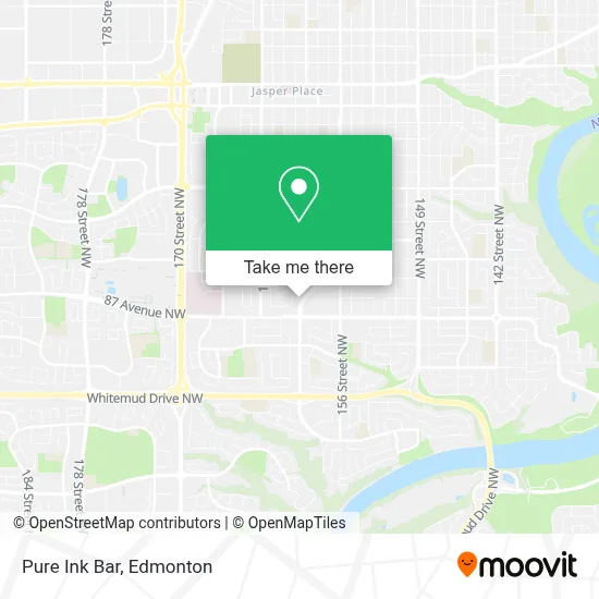 Pure Ink Bar map