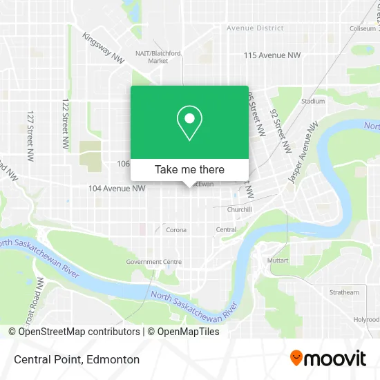 Central Point map