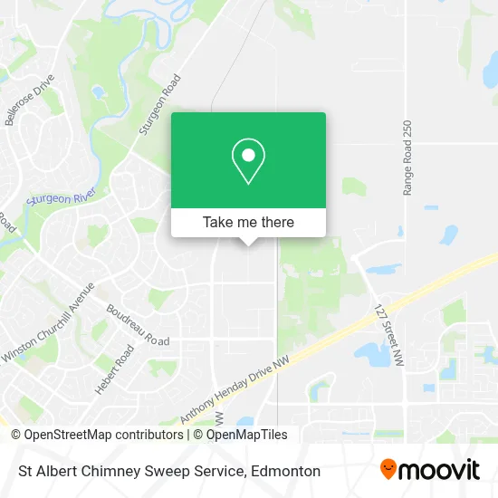 St Albert Chimney Sweep Service map