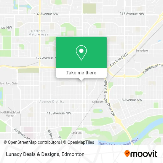 Lunacy Deals & Designs map