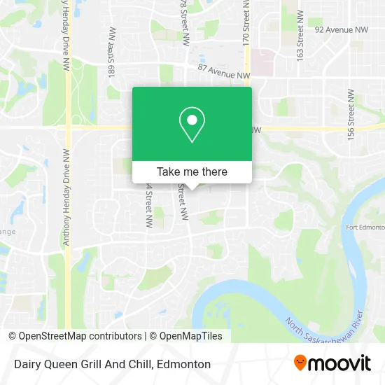 Dairy Queen Grill And Chill map