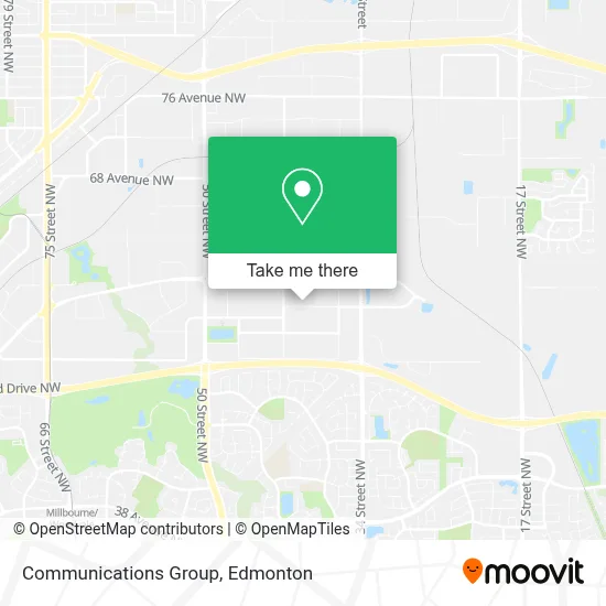 Communications Group map