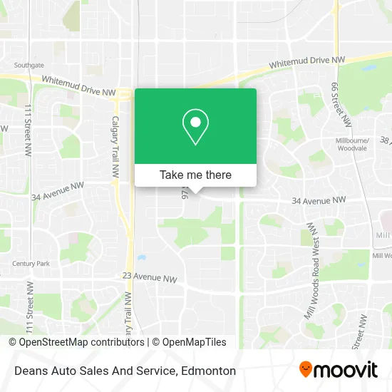 Deans Auto Sales And Service map