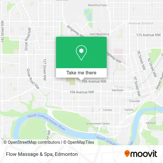 Flow Massage & Spa map
