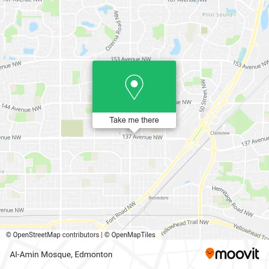 Al-Amin Mosque map