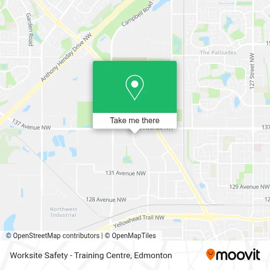 Worksite Safety - Training Centre map