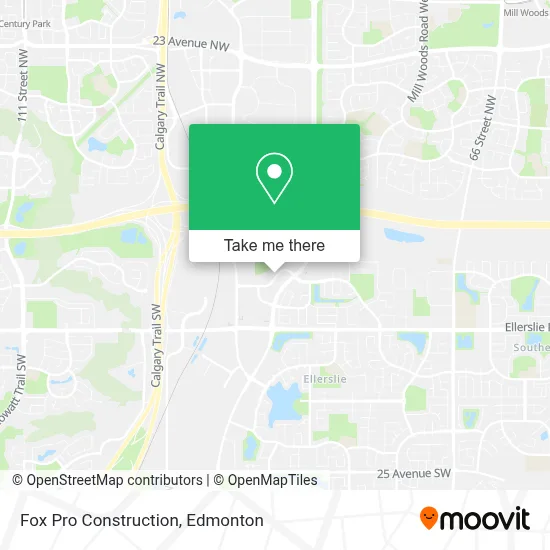 Fox Pro Construction map