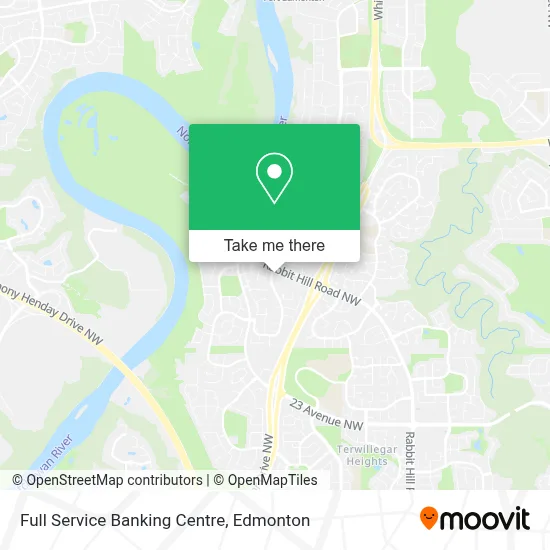 Full Service Banking Centre map