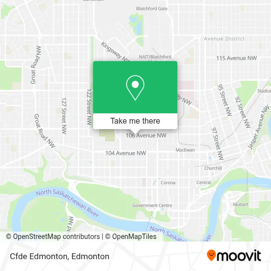 Cfde Edmonton map
