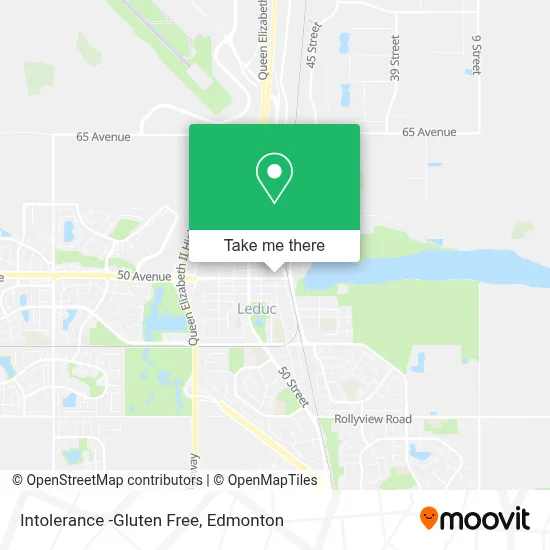 Intolerance -Gluten Free map