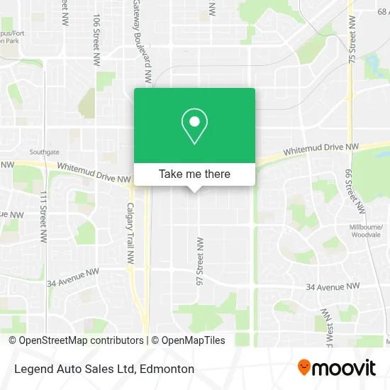 Legend Auto Sales Ltd map