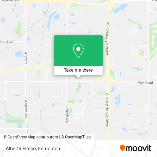 Alberta Fireco map
