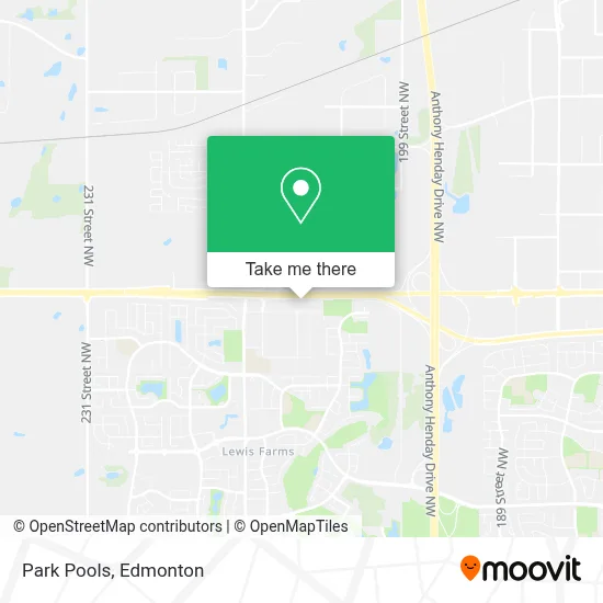 Park Pools map
