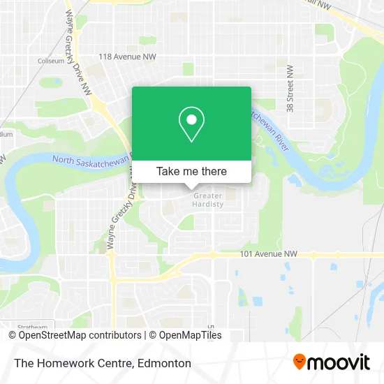 The Homework Centre map