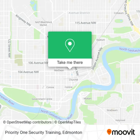 Priority One Security Training map