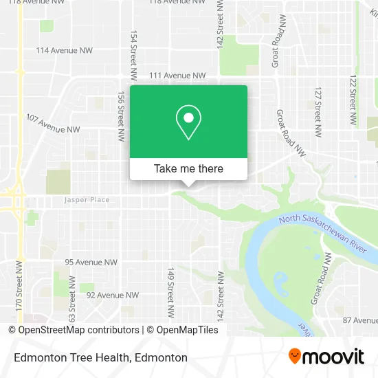 Edmonton Tree Health map