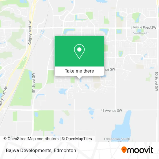 Bajwa Developments map