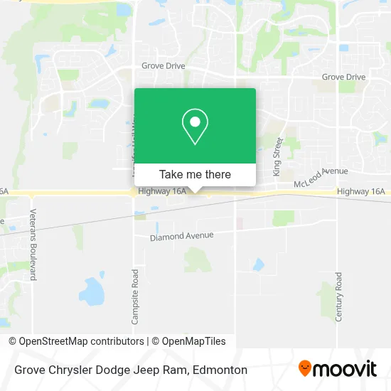 Grove Chrysler Dodge Jeep Ram map