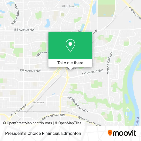 President's Choice Financial map