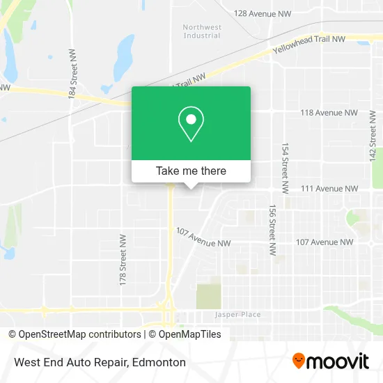 West End Auto Repair map