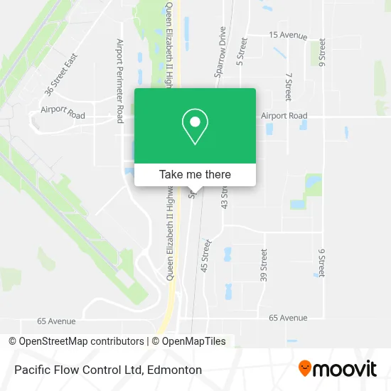 Pacific Flow Control Ltd map