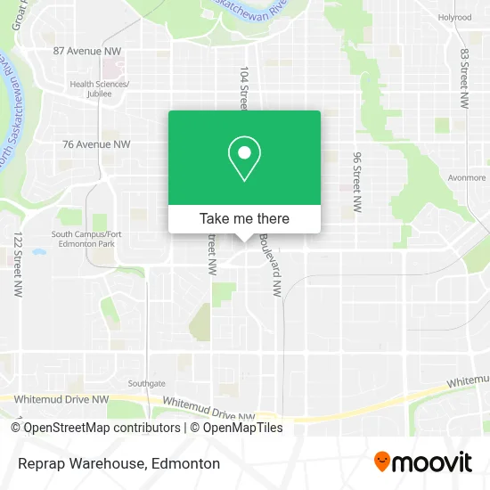 Reprap Warehouse map
