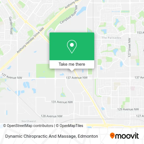 Dynamic Chiropractic And Massage map