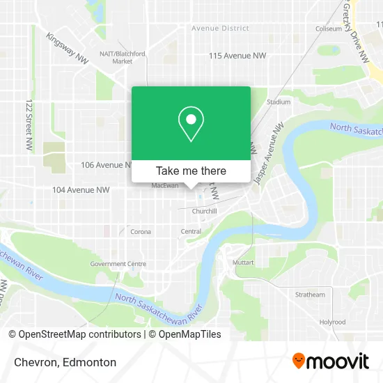 Chevron map