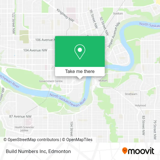 Build Numbers Inc map