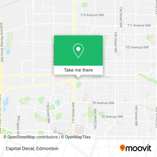 Capital Decal map