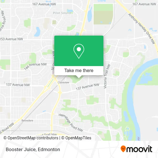 Booster Juice map
