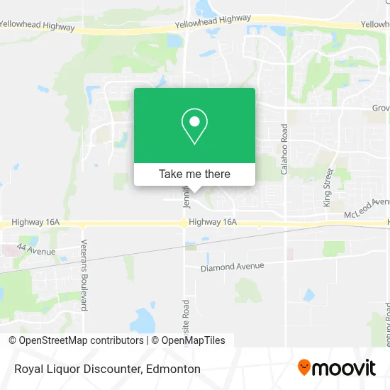 Royal Liquor Discounter map