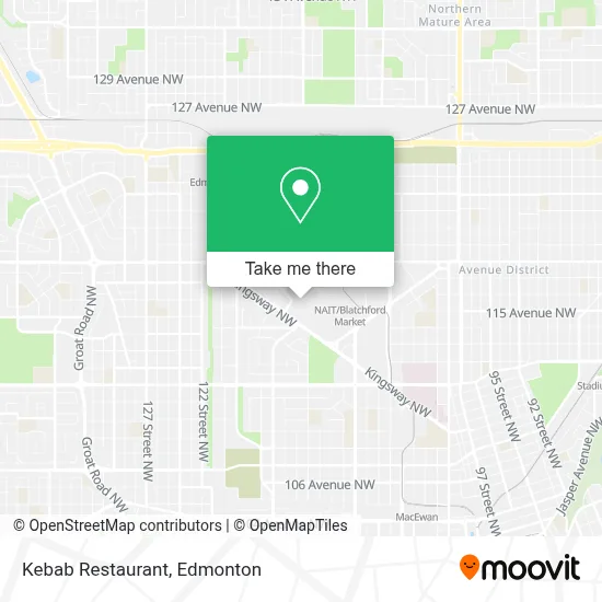 Kebab Restaurant map