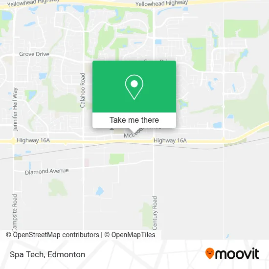 Spa Tech map