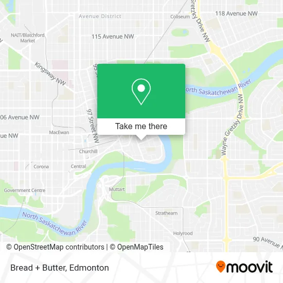 Bread + Butter map