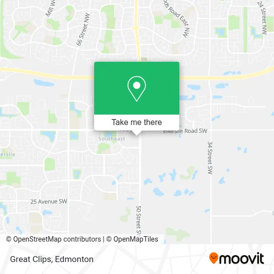 Great Clips map