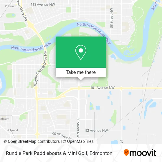 Rundle Park Paddleboats & Mini Golf map