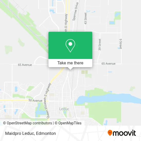 Maidpro Leduc map