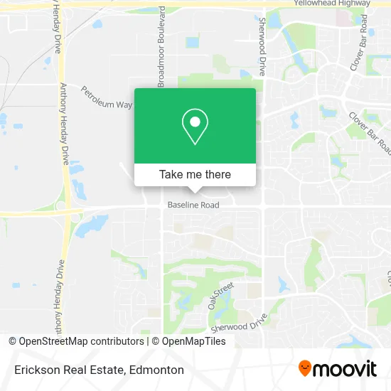Erickson Real Estate map
