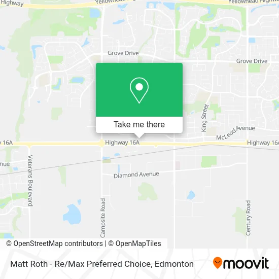 Matt Roth -  Re / Max Preferred Choice map