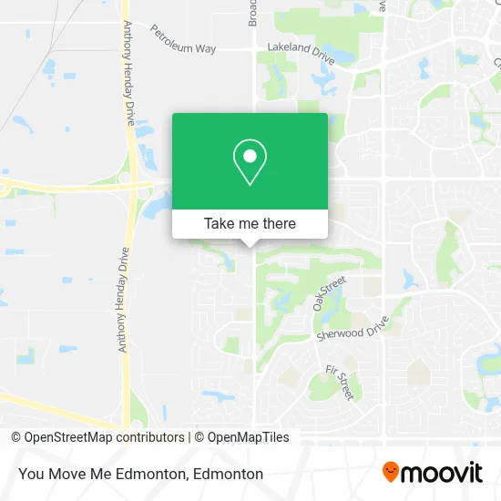 You Move Me Edmonton map