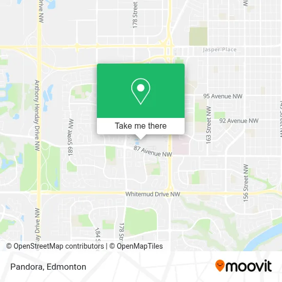 Pandora map
