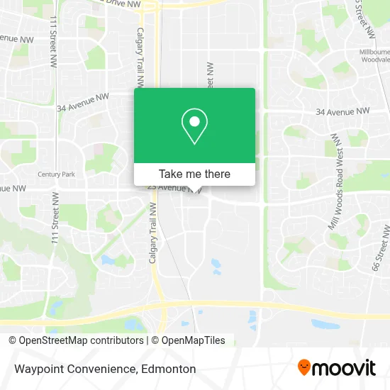 Waypoint Convenience map