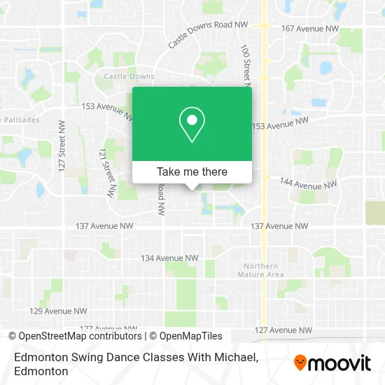 Edmonton Swing Dance Classes With Michael map