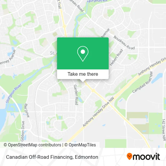 Canadian Off-Road Financing map