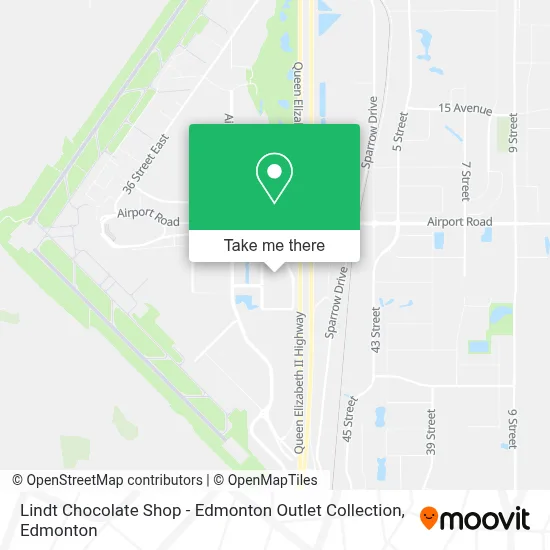 Lindt Chocolate Shop - Edmonton Outlet Collection map